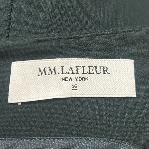 MM Lafleur Lydia Twist Strap Sheath Dress in Forest Green New Size 16 - Picture 12 of 14